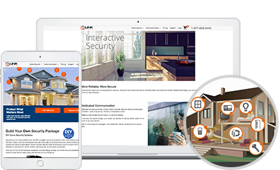 Link interactive companypage